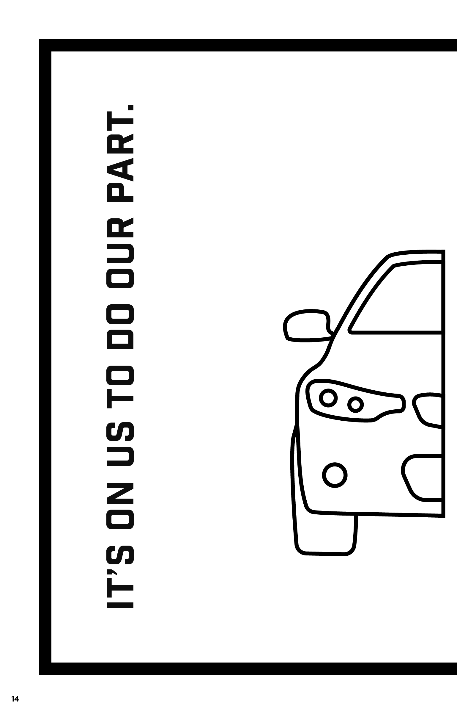 Illustration of a black car on a white background.